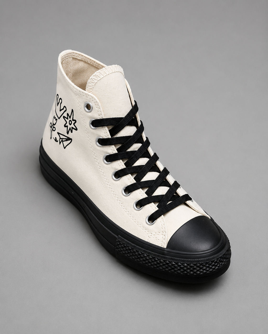 CONVERSE CHUCK 70 ART WHITE BLACK